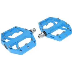 Shimano Pedal PD-GR400 - Griffige Flachpedale für Trailfahrer - Fahrradpedale mit optimierter Aufstandsfläche für sicheren Grip und bessere Kontrolle, ideal in Kombination mit SHIMANO GR-Schuhen.