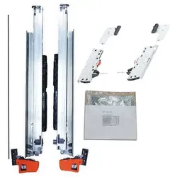 BLUM MOVENTO BLUMOTION S 760H Schubladenschienen, m.TIP-ON Funktion, 1 Paar inkl. Kupplung - 500mm Auszug