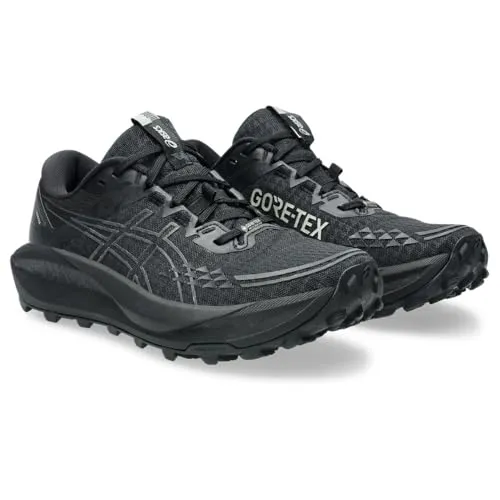 Asics Damen Gel-Trabuco 13 GTX schwarz 40.5 - Laufschuhe mit exzellenter Dämpfung und Atmungsaktivität, ideal für Freizeit- und Marathonläufer, die Komfort und Stabilität suchen.