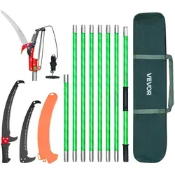 VEVOR Teleskop-Astsäge mit Fiberglasstiel