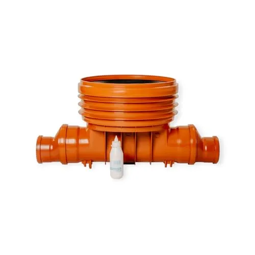 KG Schachtboden DN400 DN110 DN125 DN160 gerade Abwasserschacht Kontrollschacht Zulauf Ablauf Steigrohr Deckel (Anschluss gerade DN110)