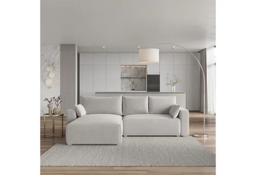 Masseno Ecksofa FORIL P mit Schlaffunktion in gelb von Masseno