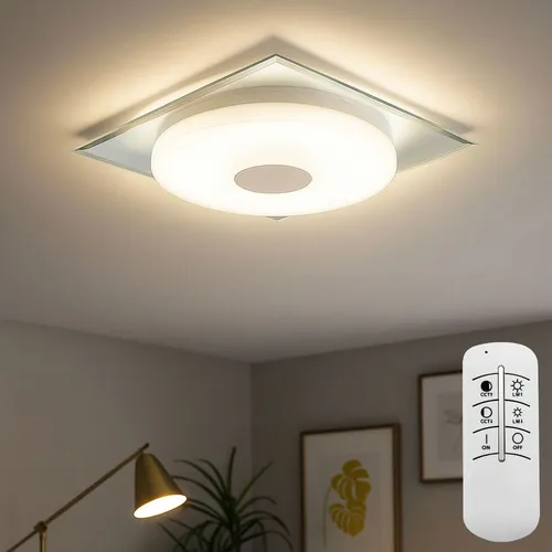 Deckenlampe 45 cm mit Fernbedienung und 3D-Effekt