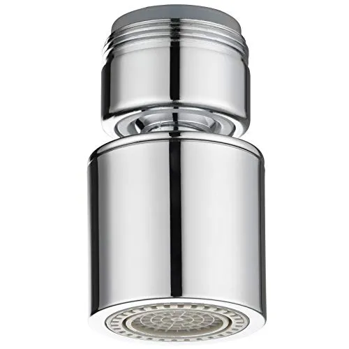 CIENCIA M24 Außengewinde 360-Grad-Swivel Dual-Funktion Wasserhahn Strahlregler Low Flow Strahlregler für Küchenspüle und Bad Wasserhähne, Wasserhahn Ersatzteil, AFA009