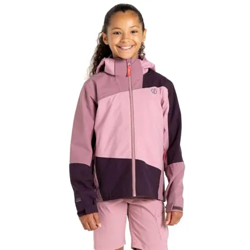 Dare2b Unisex Kids Explore II Jacket - Mäntel für Jungen, wasserdicht und atmungsaktiv mit recyceltem ARED 30/30K Stoff für optimalen Wetterschutz und Sichtbarkeit durch reflektierende Details.