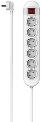 Hama Netzkabel/Adapter Steckdosenleiste 6-fach (1,4m)