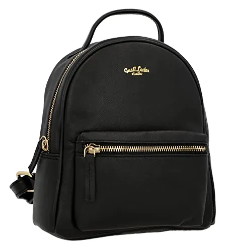 Gusti Leder Rucksack Wendy - Stylischer Cityrucksack - Klein und trendy, ideal für die Stadt! Der Gusti Leder Rucksack Wendy bietet 5 Liter Stauraum, ist aus hochwertigem Rindsleder und hat praktische Goldapplikationen für einen eleganten Look.