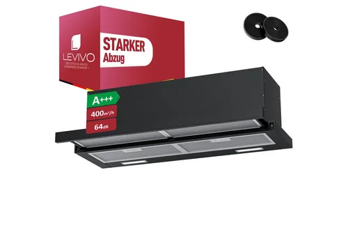Abzugshauben Schwarz von Levivo