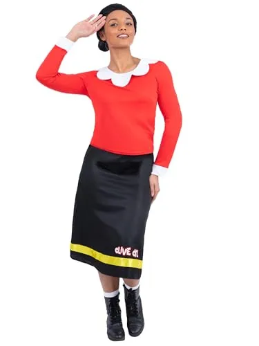 Smiffys Popeye Olive Oyl Costume, Adult
