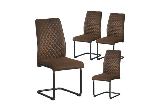 B&D Home Schwingstuhl Theo, Braun in braun von B&D home