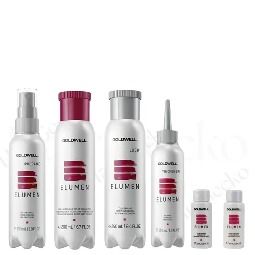 Goldwell Haarfarbe Elumen Home Set + gratis Minis - Haarfarben Starter-Set für Salonqualität zu Hause. Innovative Elumen Technologie für leuchtende Farben ohne Oxidation, vegan und ammoniakfrei.