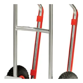 fetra Kunststoff-Gleitkufen für Stahlrohr-Sackkarren, 2 Stück - Sackkarre Zubehör, verbessert die Gleiteigenschaften und schützt Böden vor Kratzern.