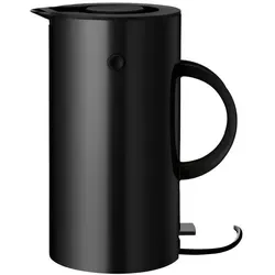 Stelton EM77 Wasserkocher (EU) 1.5 l. schwarz - Kabellos, energieeffizient mit Trockenlaufschutz und modernem skandinavischen Design