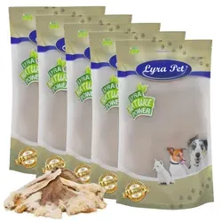 Lyra Pet® Kaninchenohren mit Fell 5 kg - Natürlicher Kaugenuss für Hunde - Hundefutter - Unsere getrockneten Kaninchenohren mit Fell sind ein gesunder Snack, reich an Ballaststoffen und Kalzium, ideal für die Zahnpflege und Verdauung Ihres Hundes. Wiederverschließbarer Zip-Beutel für maximale Frische.
