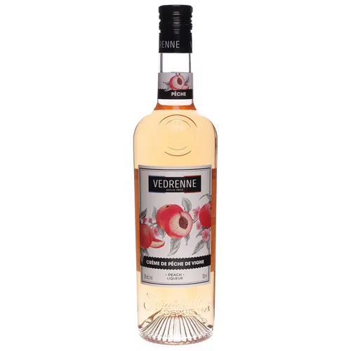Vedrenne Creme de Peche de Vigne - Weinbergpfirsich Likör 0,7 Liter 15 % Vol.