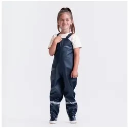 BMS Regenhose Buddelhose Matschhose für Kinder in Marine Größe 128 - Schneehosen für Jungen, 100% wasserdicht und atmungsaktiv, ideal für schmutzige Spiele im Freien mit hohem Latz und verstellbaren Trägern für perfekten Sitz.