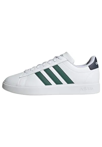 Adidas Shoes - Low (Non Football) Grand Court 2.0, FTWR White/Collegiate Green/Shadow Navy, ID4465, 7-