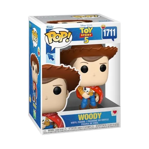 Funko POP! Disney: Toy Story 5 - Woody - Sammelbare Vinylfigur - Geschenkidee - Offizielles Merchandise - Spielzeug für Kinder & Erwachsene - Modellfigur für Sammler und zur Ausstellung