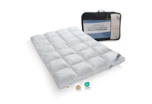 Super warme 100% Winter Hochsteg Daunen Bettdecke 135x200 - Bettdecken für Erwachsene, Jugendliche und Kinder, allergikergeeignet mit 100% neuen Daunen für besonders warme Nächte im Winter.