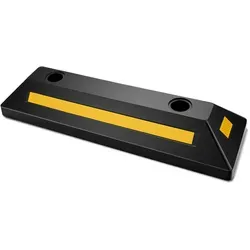 VEVOR Parkstopper Radstopper 2er Set mit Reflektor