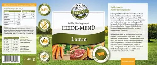 Bellfor Nassfutter Mix: Huhn, Lamm, Insekten