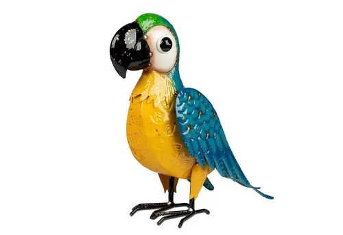 formano Dekofigur Sommerzeit, Handbemalt, Gelb, Vogel, H: 40cm - Handbemalte Dekofigur eines gelben Vogels, Höhe 40cm aus witterungsbeständigem Metall. Ideal für den Außenbereich, bringt Farbe und Sommerfeeling in Ihren Garten.