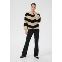 KAFFE Damen Crew Neck Graphic Print Pullover von Kaffe