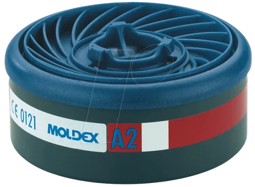 Moldex Filter 9200 A2 für Serie 7000+9000 - Hochwertiger Filter für Atemschutzmasken, ideal zum Schutz vor organischen Dämpfen und Gerüchen. Lieferumfang: 8 Stück.
