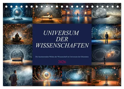 Dirk Meutzner | Universum der Wissenschaften (Tischkalender 2026 DIN A5...