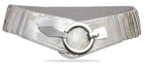 Caspar GU300 Damen Stretch Taillengürtel - Damen-Gürtel mit 6 cm breitem Gummizug, kaschiert kleine Problemzonen und verleiht Ihrer Silhouette eine feminine Kontur. Ideal für Kleider und Longtops.