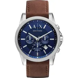 Armani Exchange Herren Uhr mit Quarz-Chronographenwerk in braun von Giorgio Armani