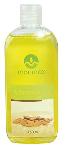Morimax Virgin 100% Pure Almond Oil 150 ml (For hair and skin)