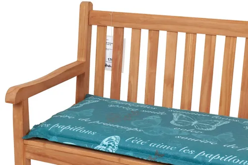 KETTtex Gartenbankauflage Bali 120 cm mit Schmetterlingen