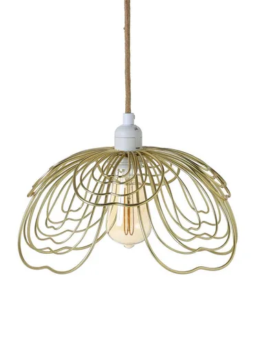 VERTBAUDET Kinderzimmer Lampenschirm BLÜTE gold in gelb von vertbaudet