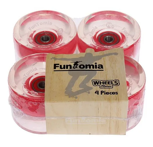 FunTomia LED Longboard Rollen 70x51mm 80A von FunTomia
