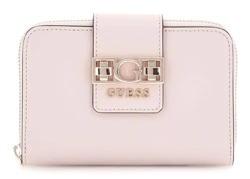 GUESS Geldbörse Jane Zip Around Wallet Lotus rosa in pink von GUESS
