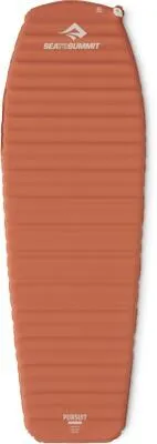 Sea to Summit Pursuit SI Isomatte 198x64cm, rot - Isomatte für Backpacker, leicht und kompakt im Packmaß, ideal für komfortable Nächte im Freien.