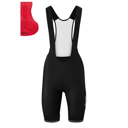 Gonso Sitivo Bib W black / fire (M19014) 48 – Damen Radsport-Bib-Shorts