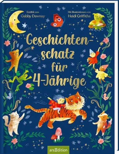 Geschichtenschatz für 4-Jährige: Bunte Vorlesegeschichten von arsEdition