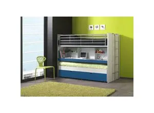 Vipack Hochbett Bonny BONHS80, blau von Vipack