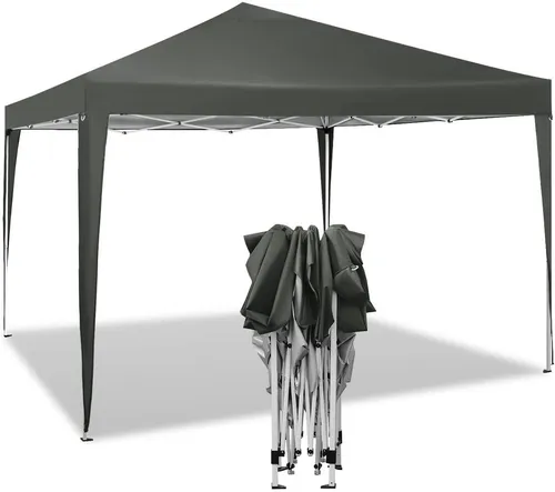 WOLTU Pavillon Pop-Up 3x3 m - Wasserdicht und UV-Schutz - Pavillon für Garten, Camping und Festivals. Robuster Metallrahmen mit wasserdichtem Oxford-Dach schützt effektiv vor Sonne und Regen. Schnell auf- und abbaubar, ideal für jede Outdoor-Aktivität.