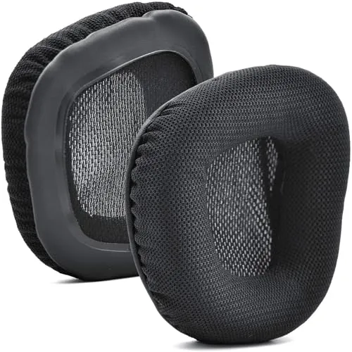 Ohrpolster für Corsair Void PRO Kopfhörer Ersatzpolster Ear Pads Schwarz 1 Paar