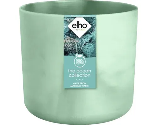 Blumentopf Elho The Ocean Collection Kunststoff Ø 22 cm H 20 cm grün