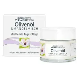 Oliven-Mandelmilch Straffende Tagespflege - Medizinische Körperpflege mit straffendem Effekt, spendet Feuchtigkeit und mildert Fältchen für eine geschmeidige Haut.