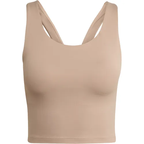 adidas Damen Medium Support Sport BH (Größe XS, braun) in braun von adidas
