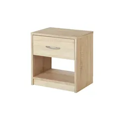 Nachtschrank Pepe mit 1 Schubkasten – Holzfarben