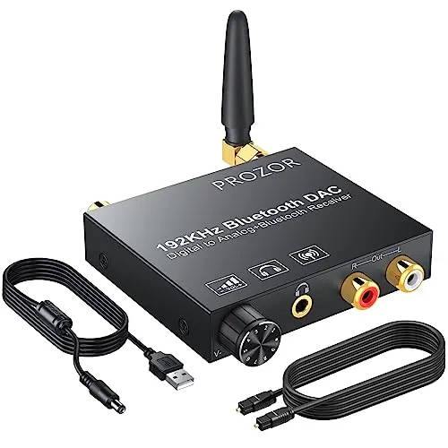 PROZOR Bluetooth Empfänger DAC Optisch