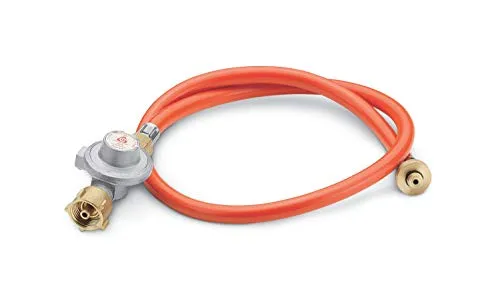 Umrüstset Gasflasche 8475, 90cm - Schlauch mit 900 mm Länge, ideal für Weber Q Grills und Performer Deluxe, sorgt für zuverlässige Gasversorgung beim Grillen.