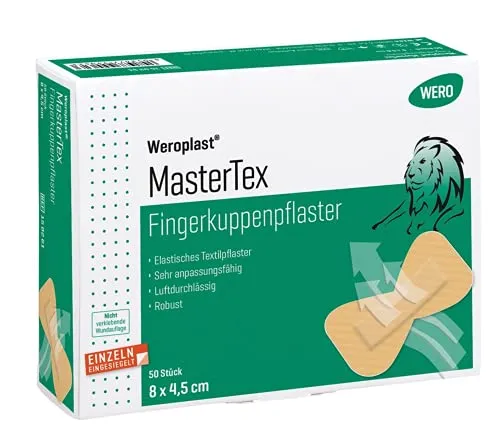Weroplast MasterTex Fingerkuppenpflaster (50 Stück)
