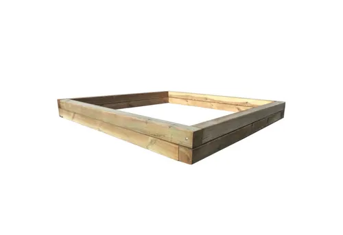 Loggyland Sandkasten KDI 110er Kanthölzer, 210x210 cm von LoggyLand